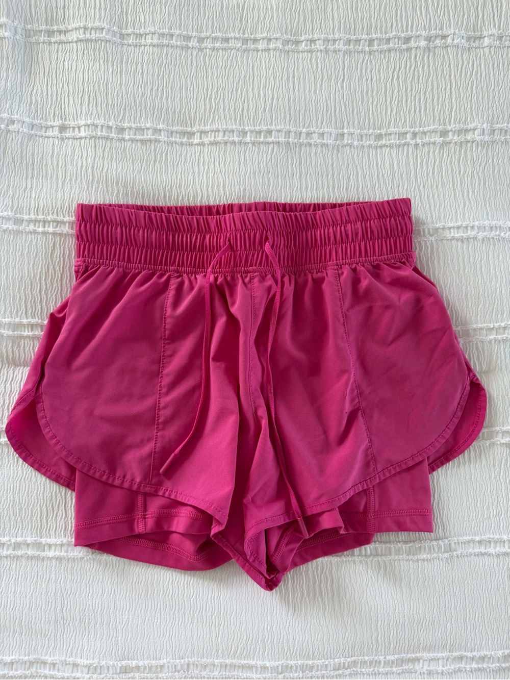 90 Degree By Reflex Hot Pink Athletic Shorts